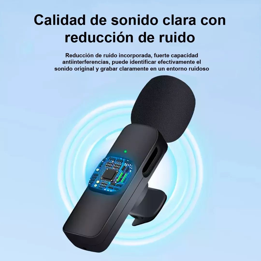 Micrófono Inalámbrico Solapa USB Tipo C
